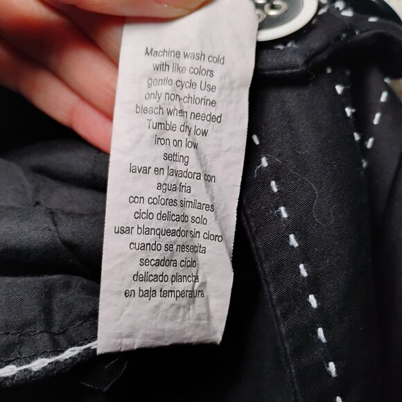 Y2K Flare Embroidered Stitch Jeans fisherman Sailor Yacht Beatnick Hipster sz 5 - Picture 9 of 9